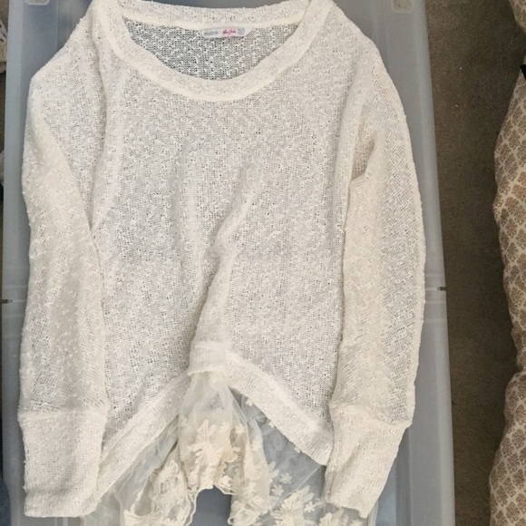 Hollister Sweaters - Hollister Lucy Hale Collection Lacy Knit Sweater